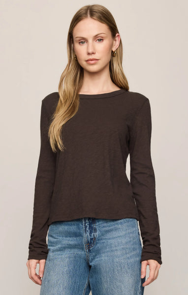 Z Supply Junie L/S Tee - Cocoa