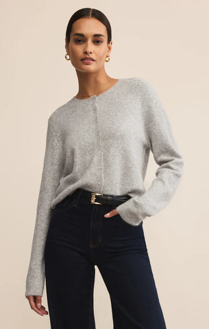 Medina Cardigan - Heather Grey