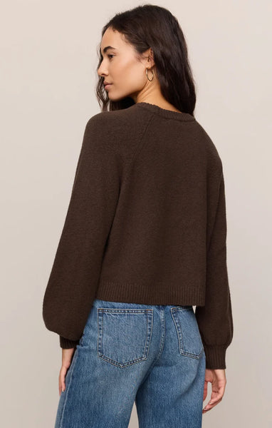Coming Up Sweater - Chocolate