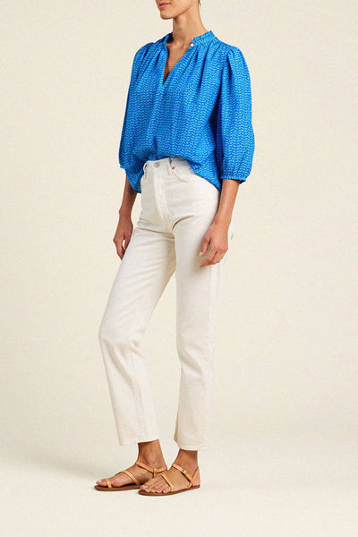 Orly Blouse - Cerulean Floral