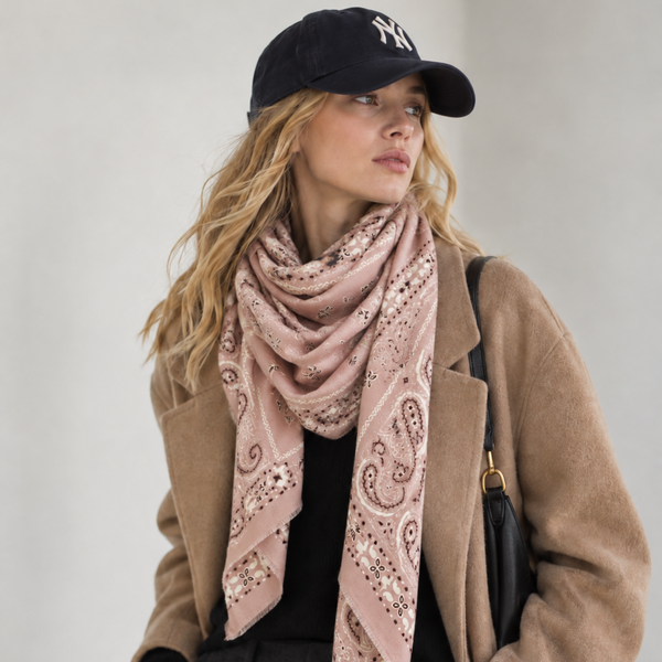 Bandana Scarf - Rose