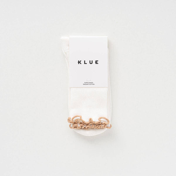 KLUE Ruffle Socks | Almond