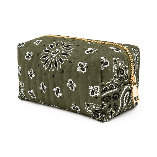 Bandana Cosmetic Case: Olive