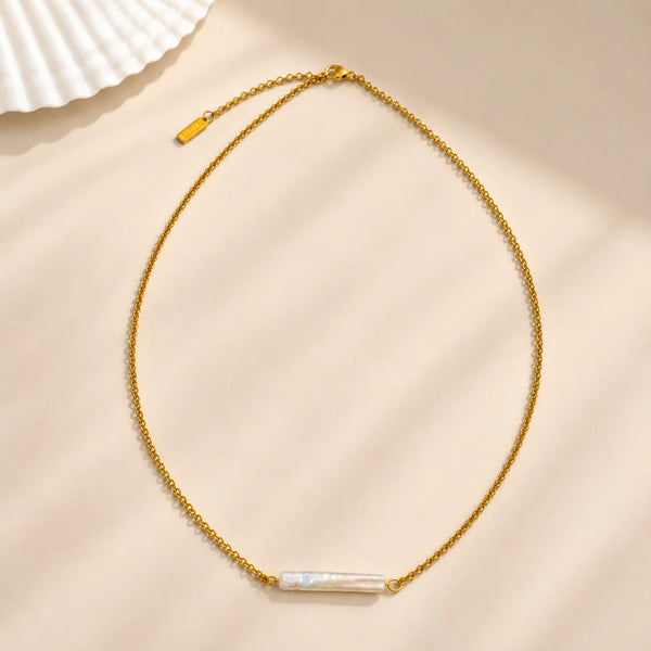 Pearl Bar Necklace