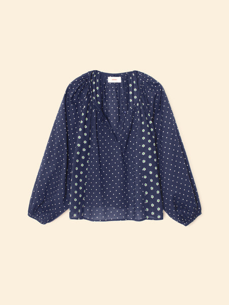 Willa Top - Navy