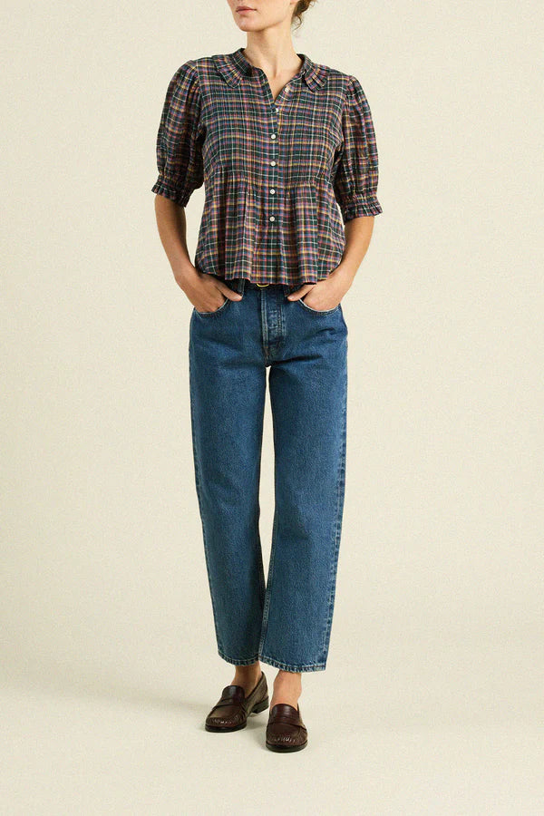 Jess Blouse - Prisma Plaid