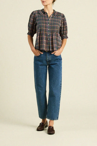Jess Blouse - Prisma Plaid