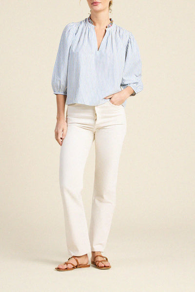 Orly Blouse - Seaside Stripe