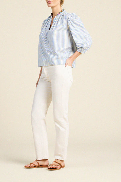 Orly Blouse - Seaside Stripe