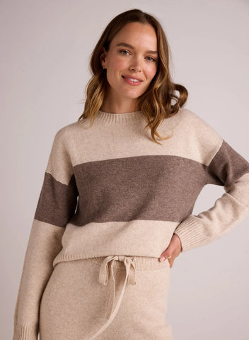 Slouchy Sweater - Oat and Fawn