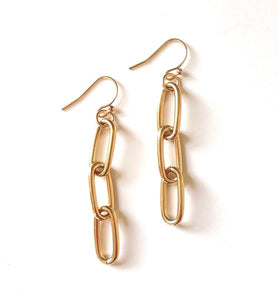 Triple Link Earring