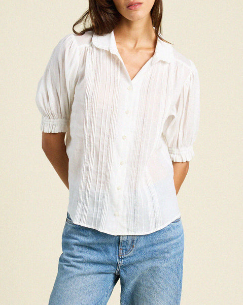 Gemma Blouse - Antique White