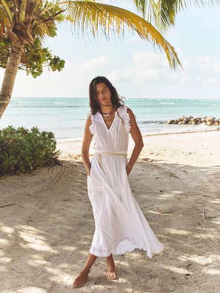 Britta Dress - White