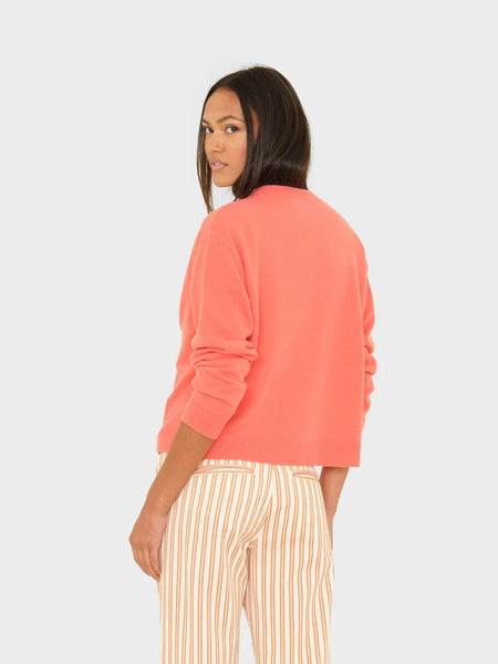Lillian Cardigan - Coral Pink