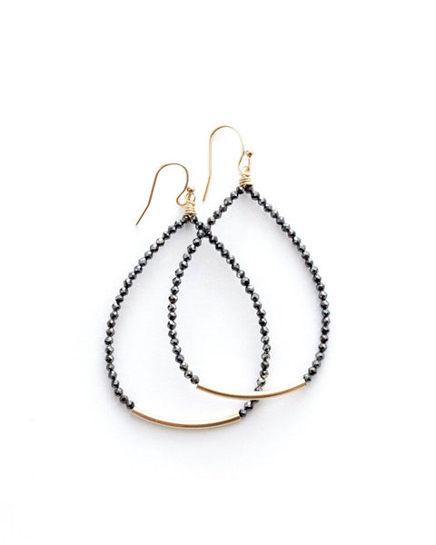 Beaded Bar Earring