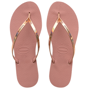 Metallic Flip Flop - Crocus Rose