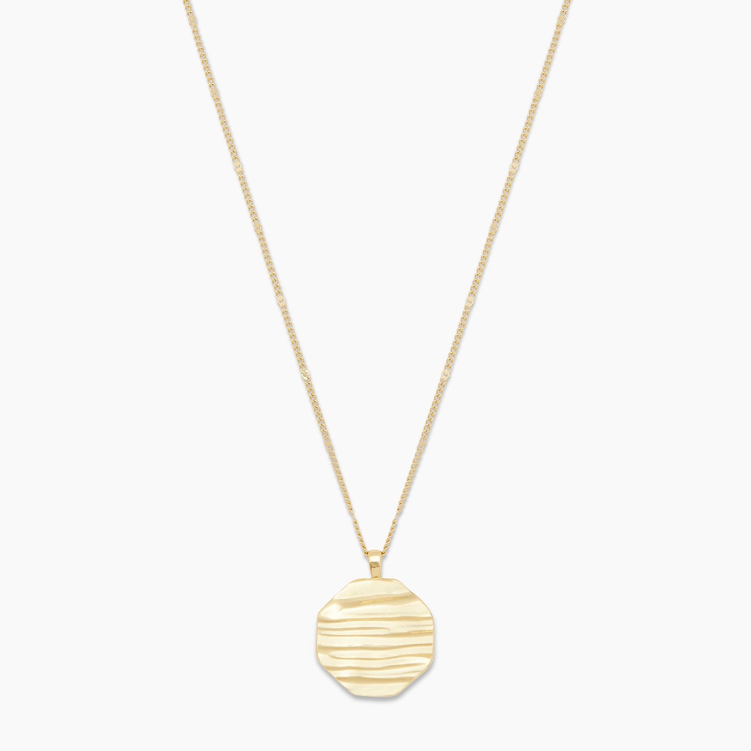 Sunset Coin Necklace - Gold