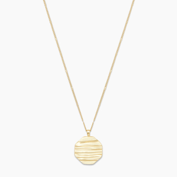 Sunset Coin Necklace - Gold