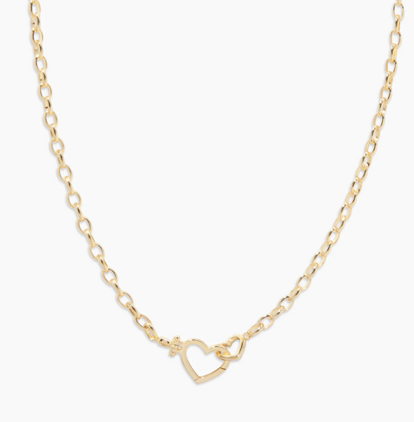 Parker Heart Necklace - Gold